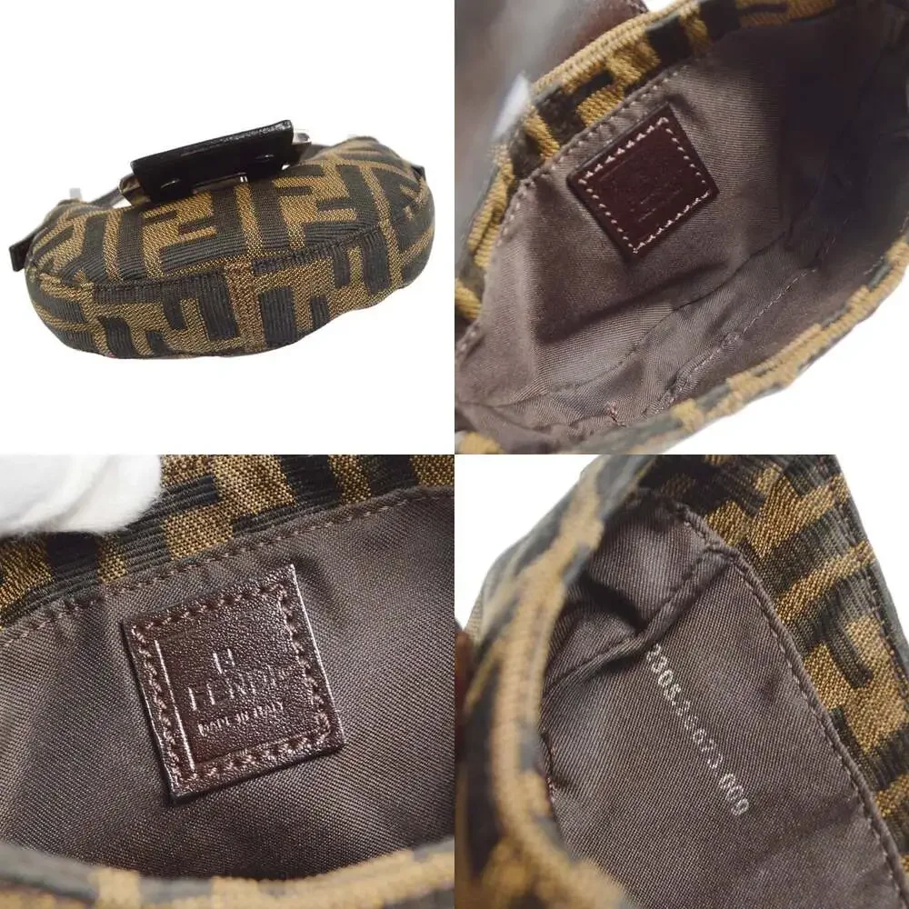 Fendi Zucca Canvas Vintage Croissant Bag Brown - Picture 3 of 4